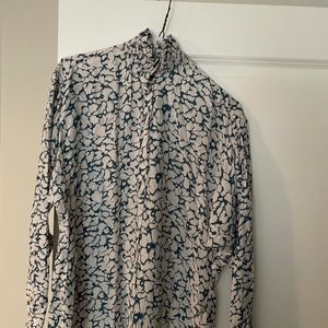 Isabel Marant blouse. size 34, light blue and white.